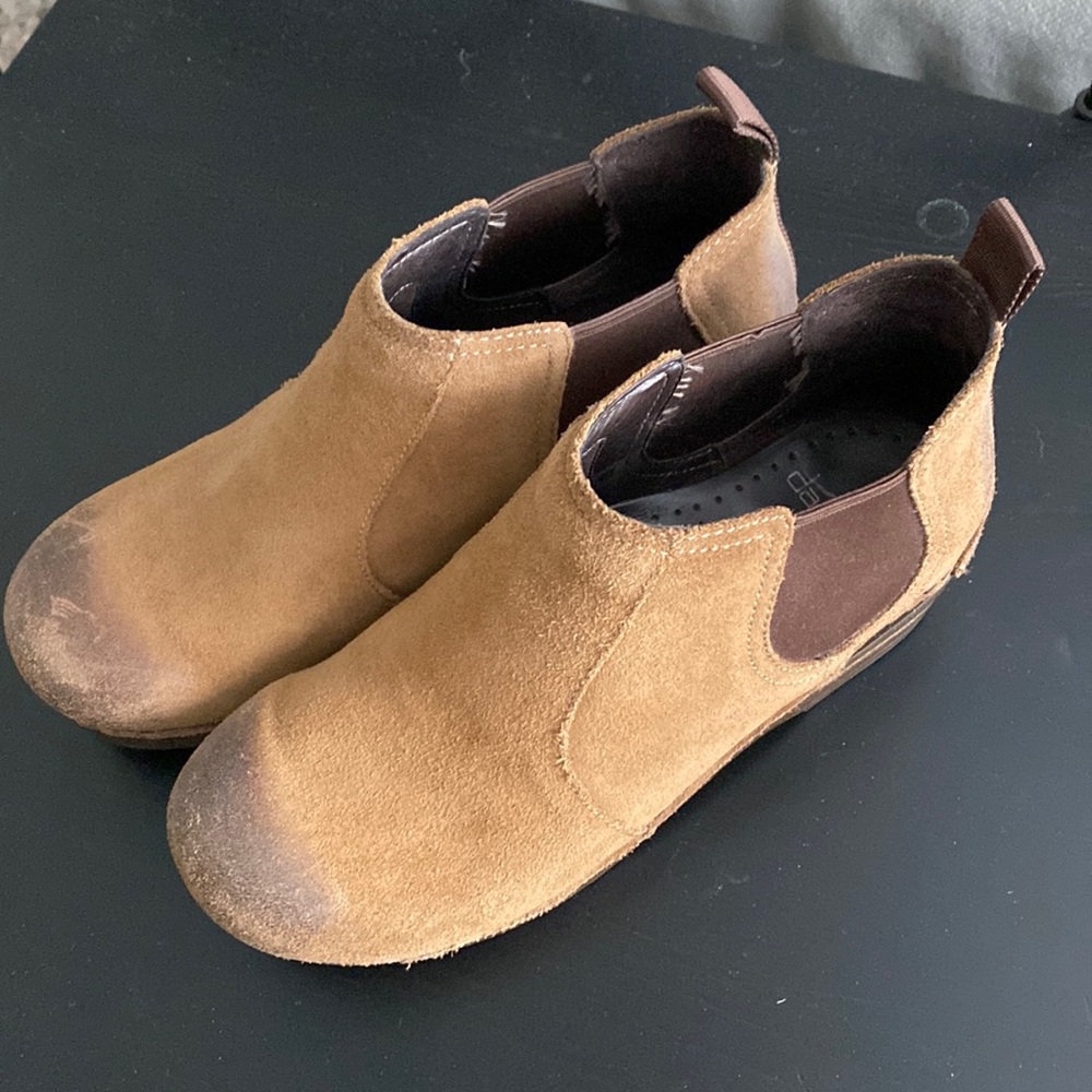 Dansko Brown Suede Bootie Chelsea Boot size 38